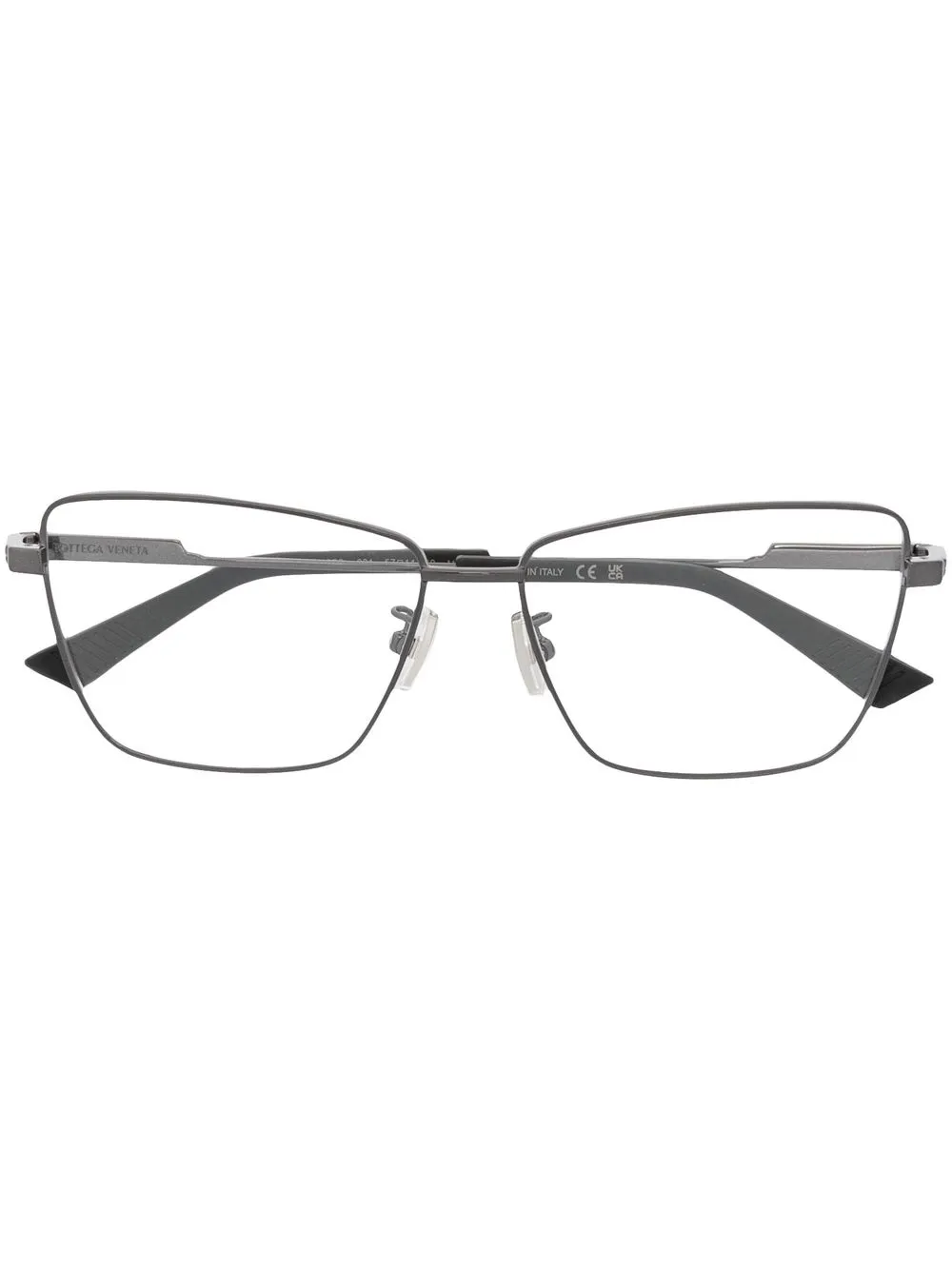 

Bottega Veneta Eyewear polished-effect cat-eye glasses - Black