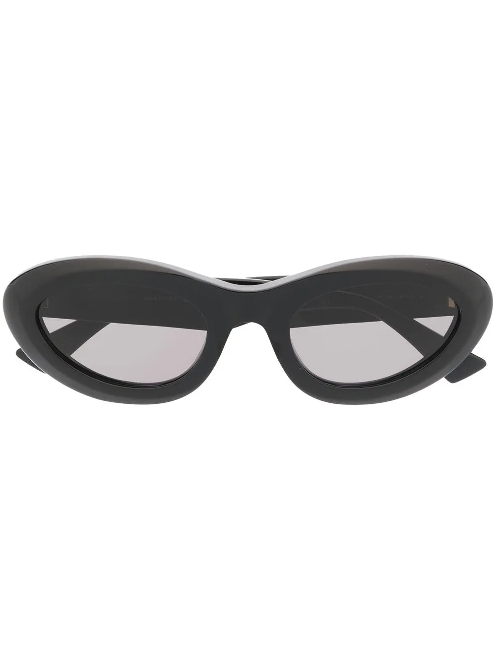 

Bottega Veneta Eyewear logo plaque cat-eye sunglasses - Black