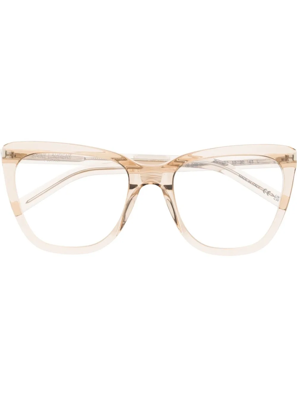 

Saint Laurent Eyewear cat-eye frame glasses - Brown