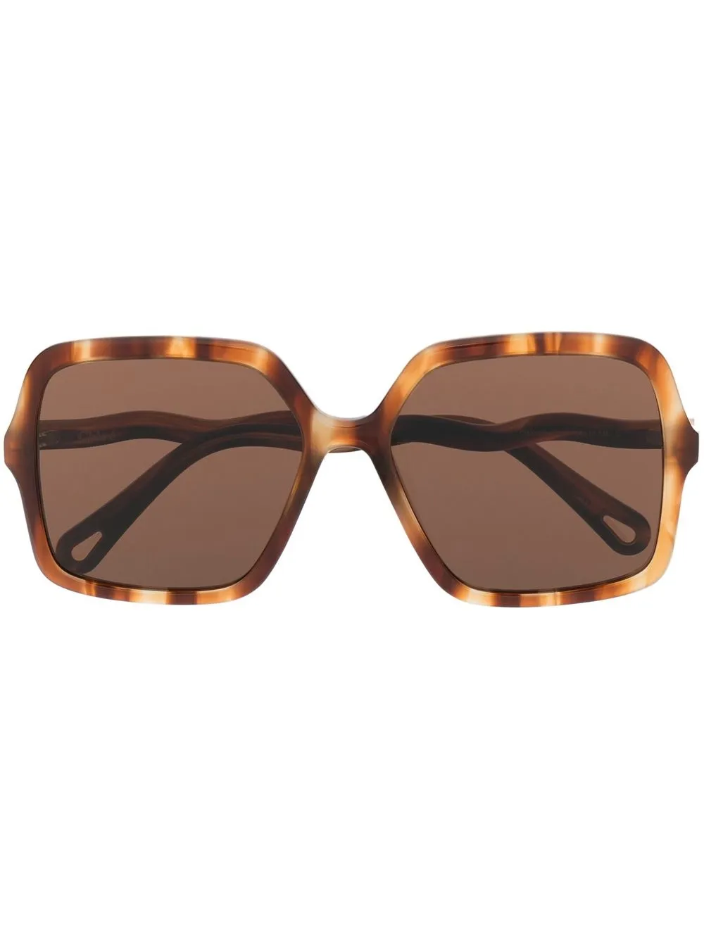 

Chloé Eyewear square frame sunglasses - Brown