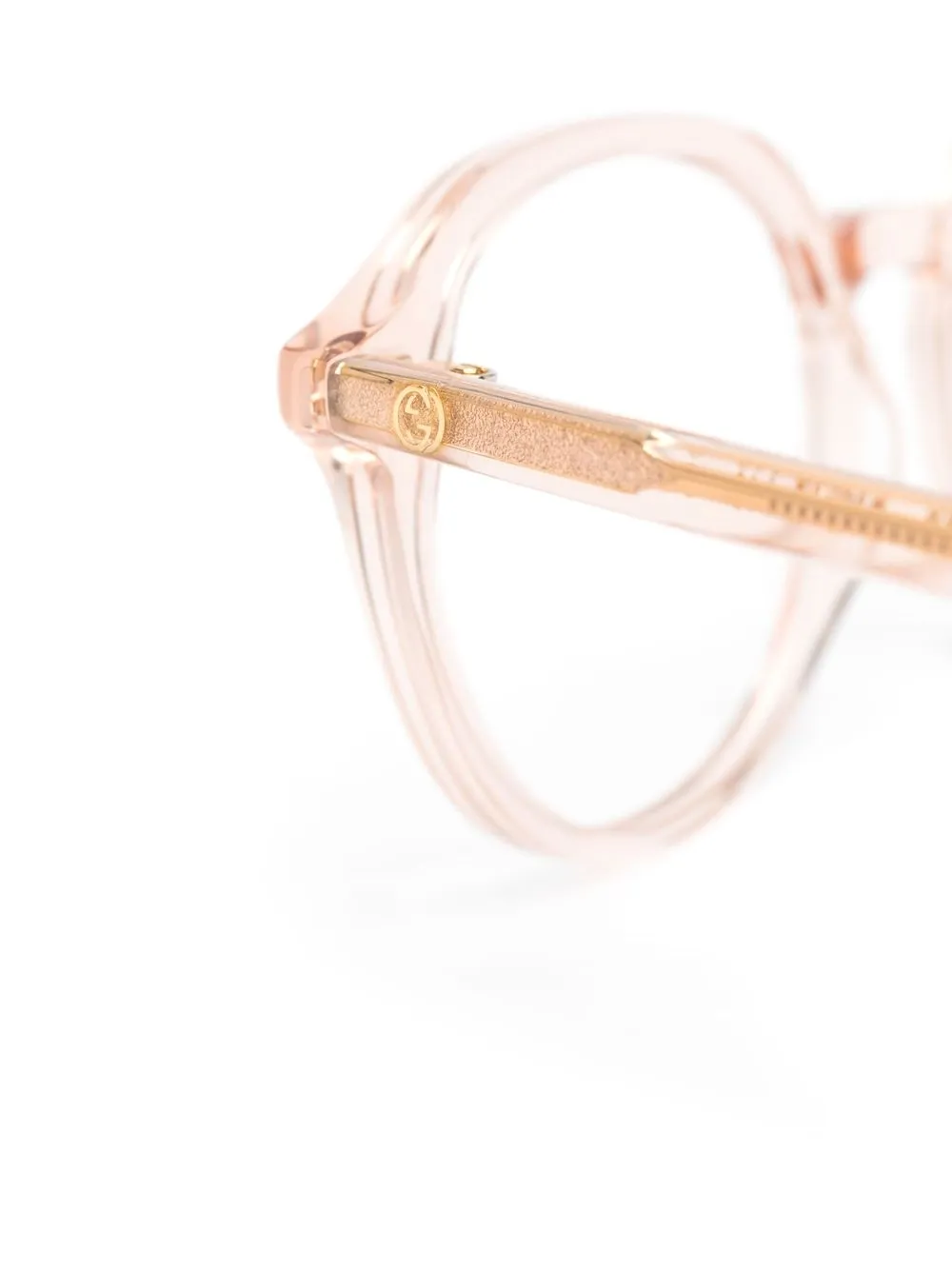  Gucci Eyewear Brille Mit Logo   Rosa 