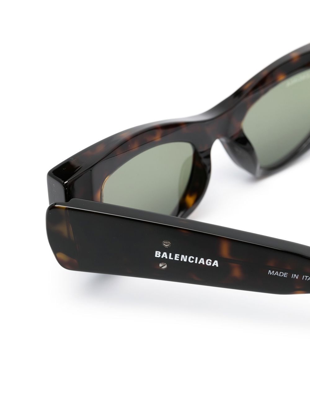 Shop Balenciaga Odeon Cat-eye Sunglasses In Brown
