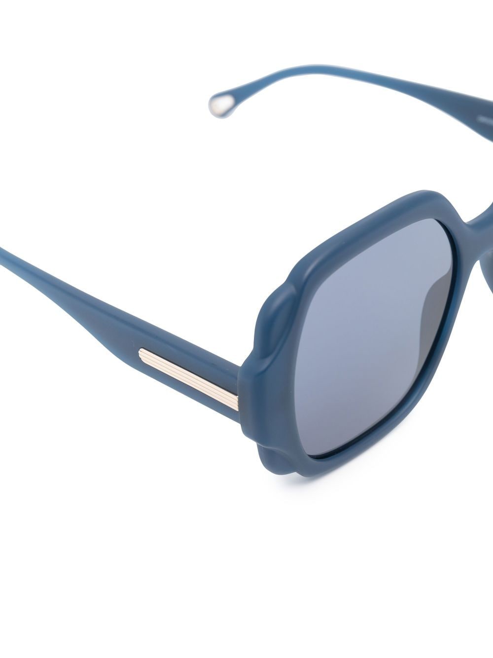 Shop Chloé Oversized Square-frame Sunglasses In Blue