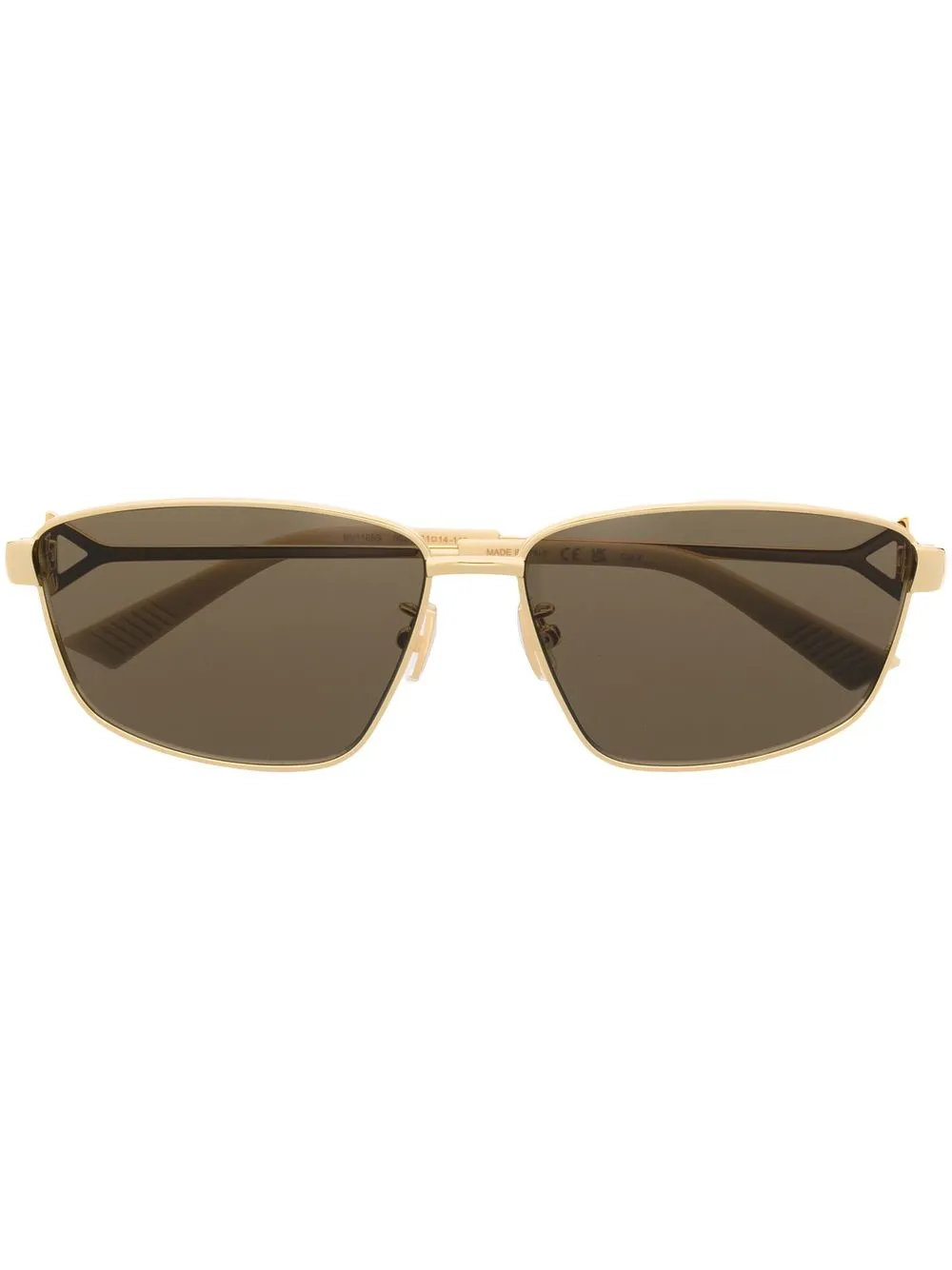 

Bottega Veneta Eyewear wayfarer-frame sunglasses - Gold