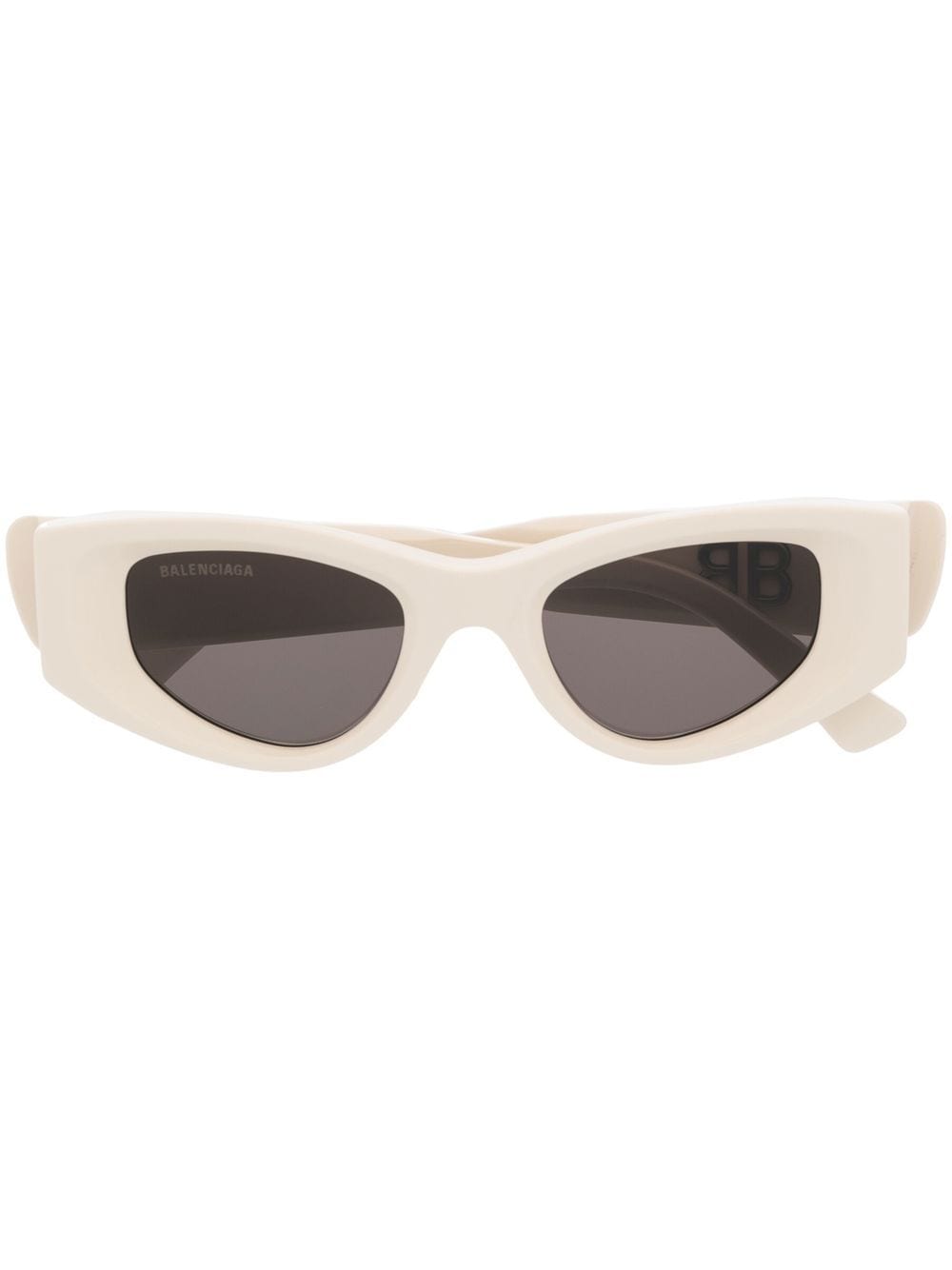 Balenciaga Cat-eye Tinted Glasses In Neutrals