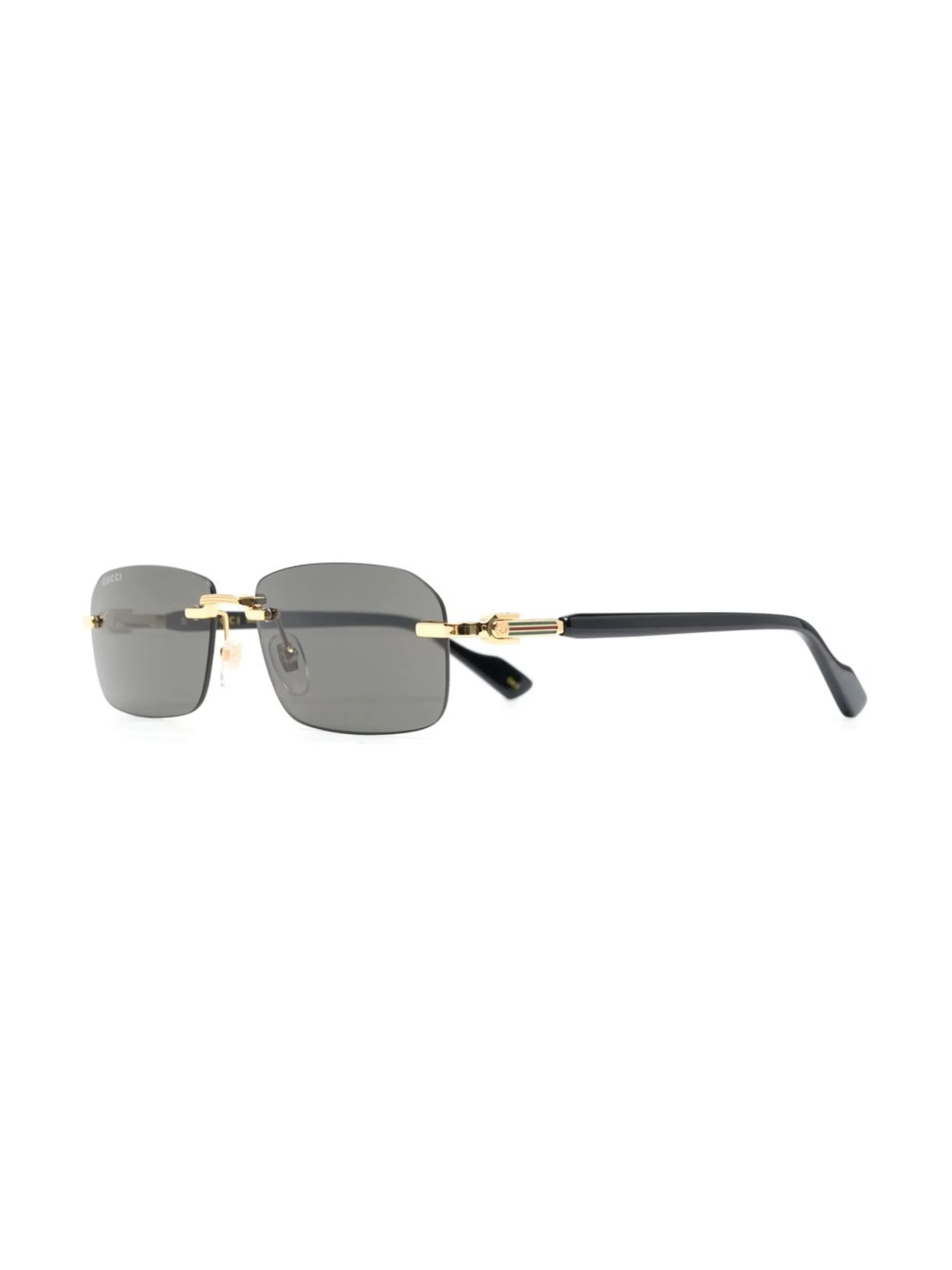 Gucci Eyewear rimless rectangle-frame sunglasses