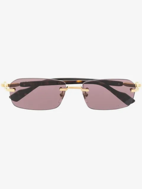 Gucci Eyewear Rahmenlose Sonnenbrille