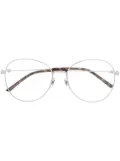 Gucci Eyewear round frame glasses - Silver
