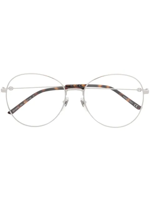 Gucci Eyewear lentes con armazón redonda