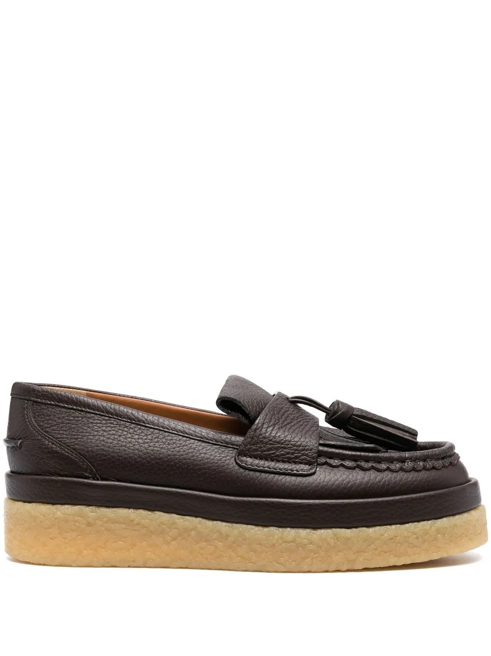 

Chloé Jamie leather loafers - Brown