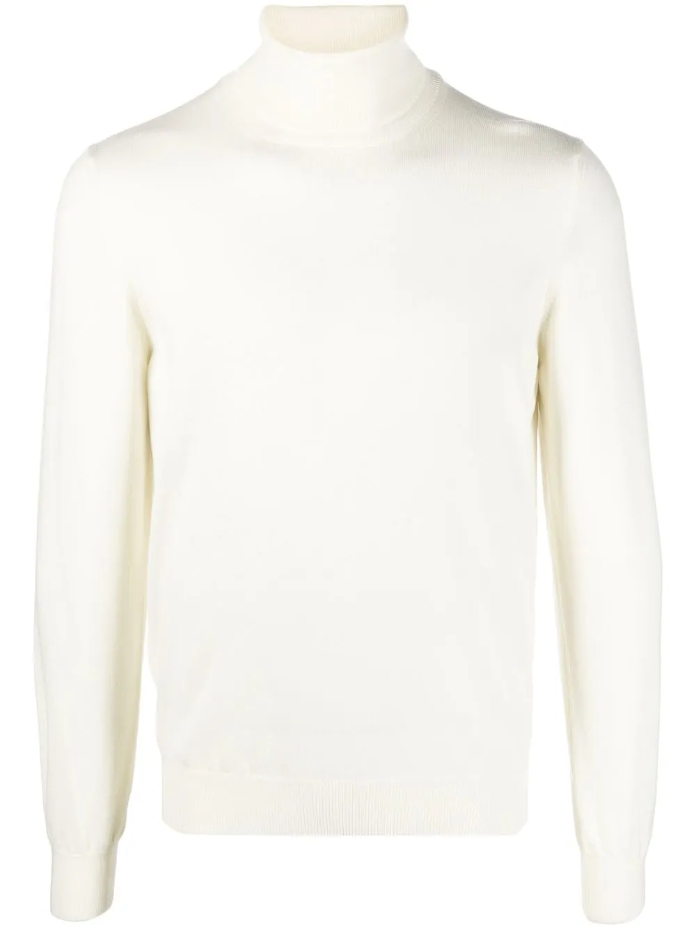 

Tagliatore wool roll-neck jumper - White