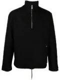 1017 ALYX 9SM Elevated half-zip sweater - Black