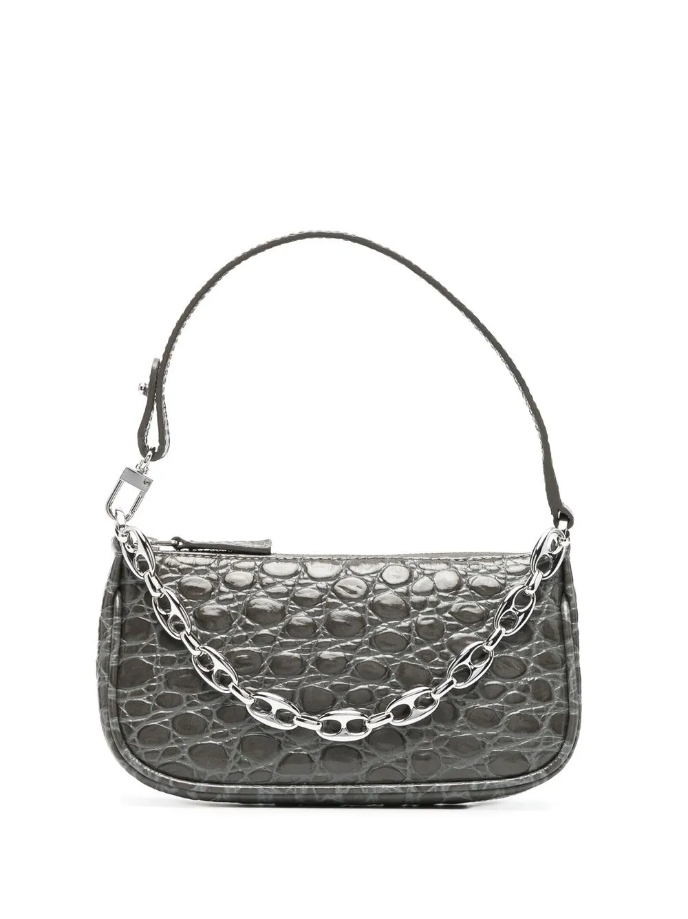 

BY FAR bolsa de hombro Rachel mini - Gris