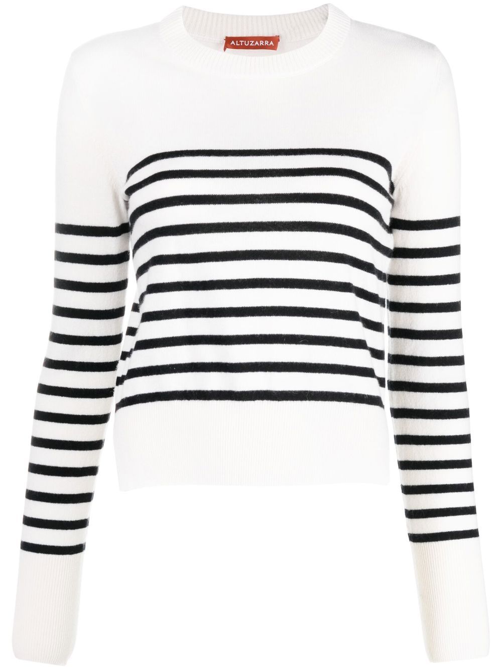 

Altuzarra horizontal-stripe long-sleeve jumper - White