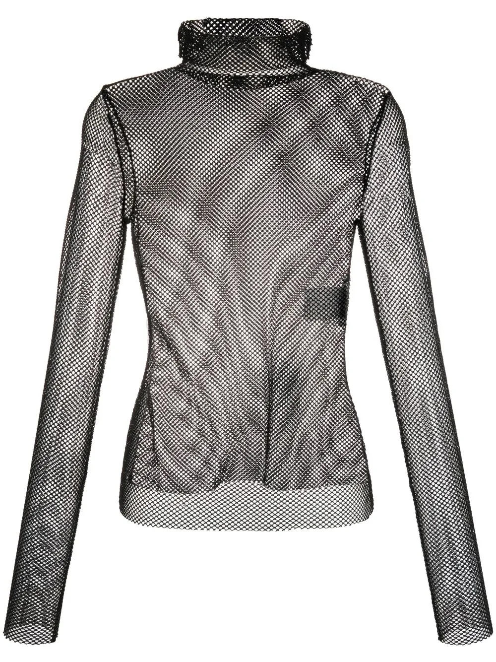 

Philosophy Di Lorenzo Serafini top de malla con cuello vuelto - Negro