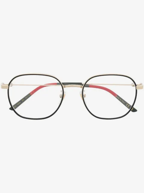 Gucci Eyewear Eckige Brille mit GG
