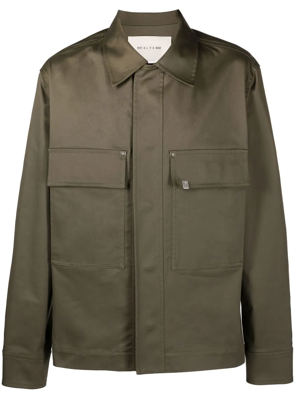 

1017 ALYX 9SM camisa militar manga larga - Verde