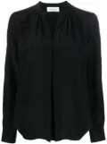 Câllas Milano Olympia long-sleeve silk blouse - Black