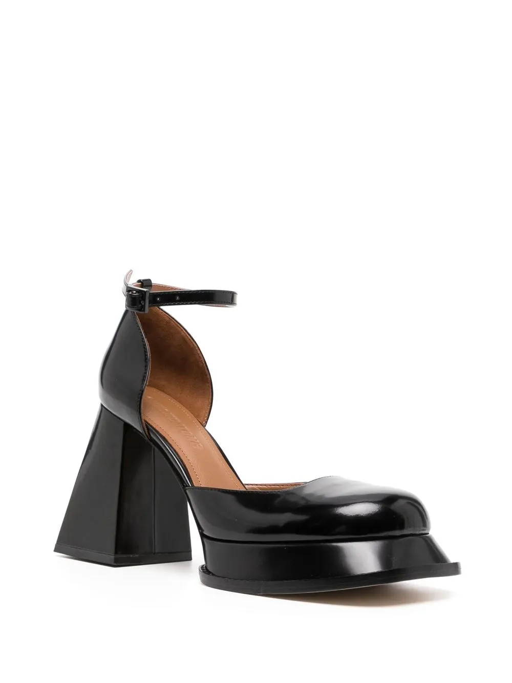 SHUSHU/TONG 83mm block-heel Mary Jane pumps | Smart Closet