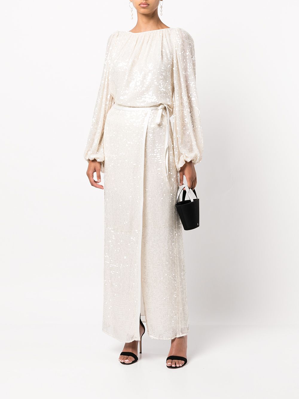 Adam Lippes Maxi-rok met pailletten - Beige