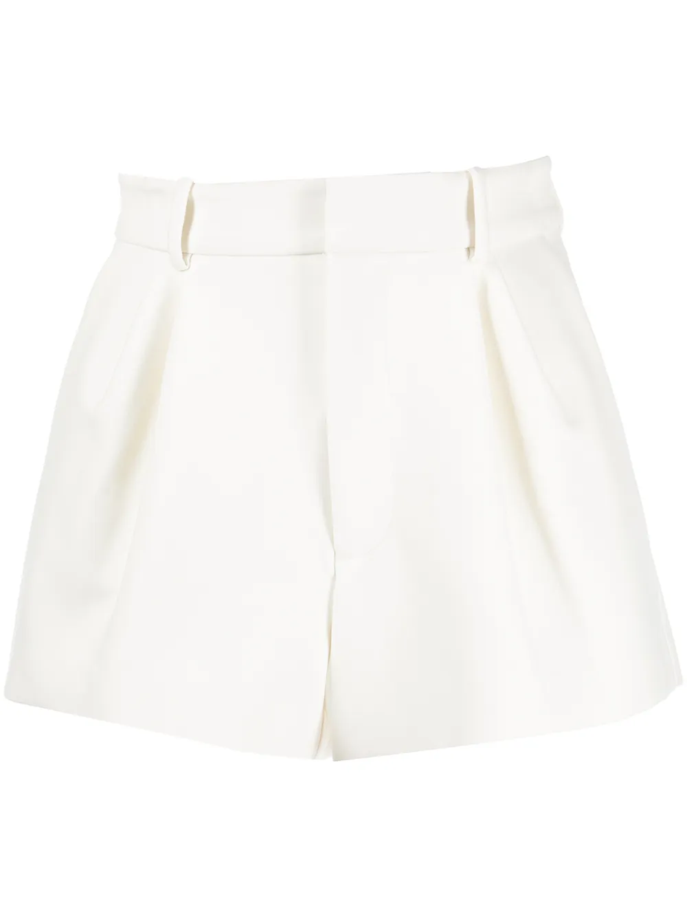 

AREA crystal-detail shorts - White