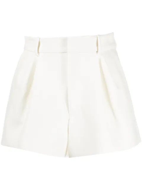 AREA shorts con detalles de cristal 