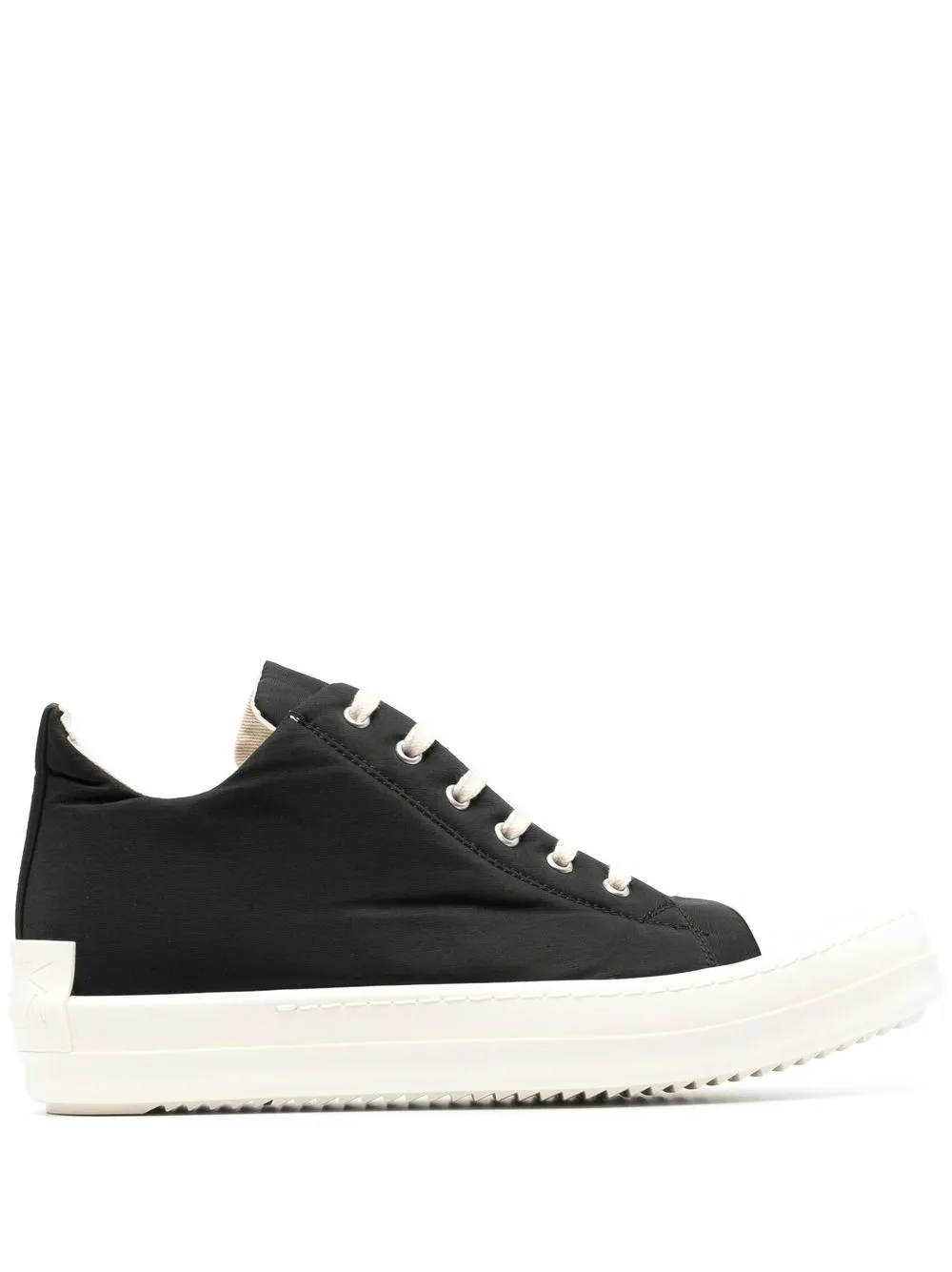 

Rick Owens DRKSHDW tenis con puntera en contraste - Negro