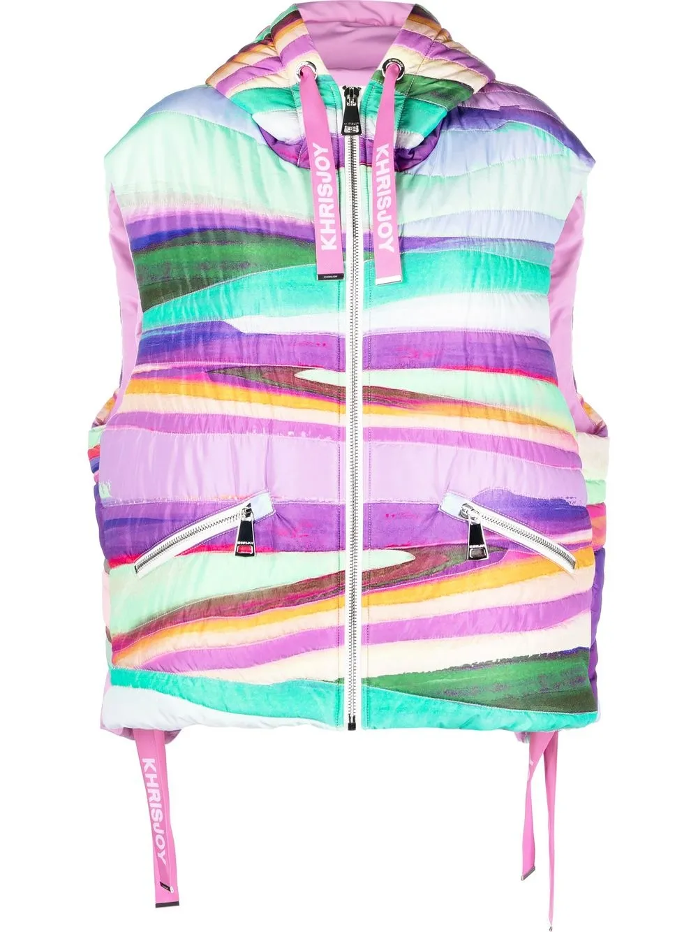 Khrisjoy Purple Khrist Vest Quilted Gilet