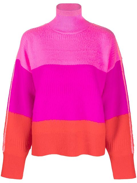 Christopher John Rogers colour-block striped jumper