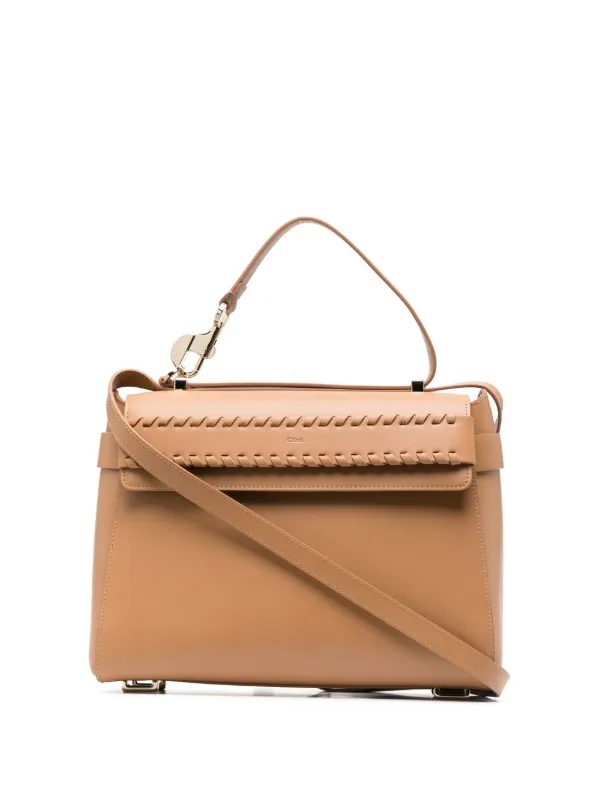 トートバッグ Chloe Biscuit leather Nacha handbag (CHC22WS122I91 26X) CHLOE Biscuit Leather Nacha Handbag (Chloe/トートバッグ