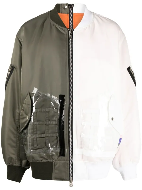 Takahiromiyashita The Soloist colour-block Bomber Jacket - Farfetch