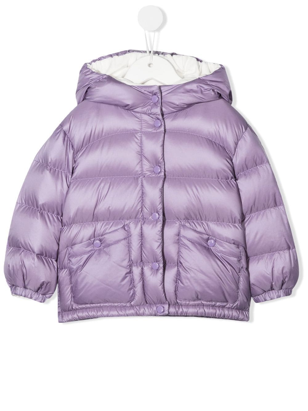 

Moncler Enfant padded button-up jacket - Purple