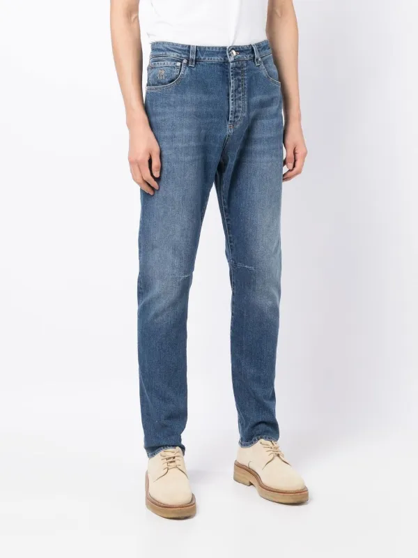 Brunello Cucinelli Leisure-fit straight-leg Jeans | Blue