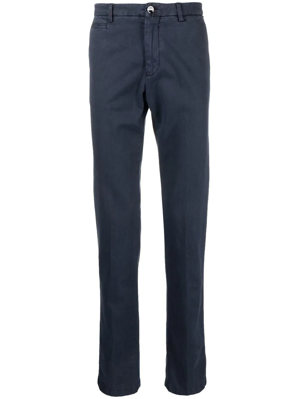 

Kiton mid-rise straight chinos - Blue