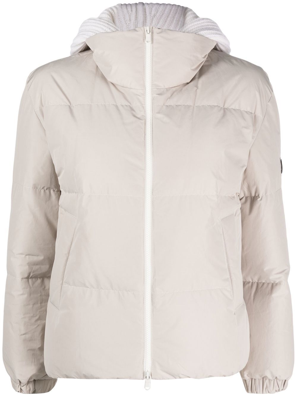 

Brunello Cucinelli hooded double-layer puffer jacket - Neutrals