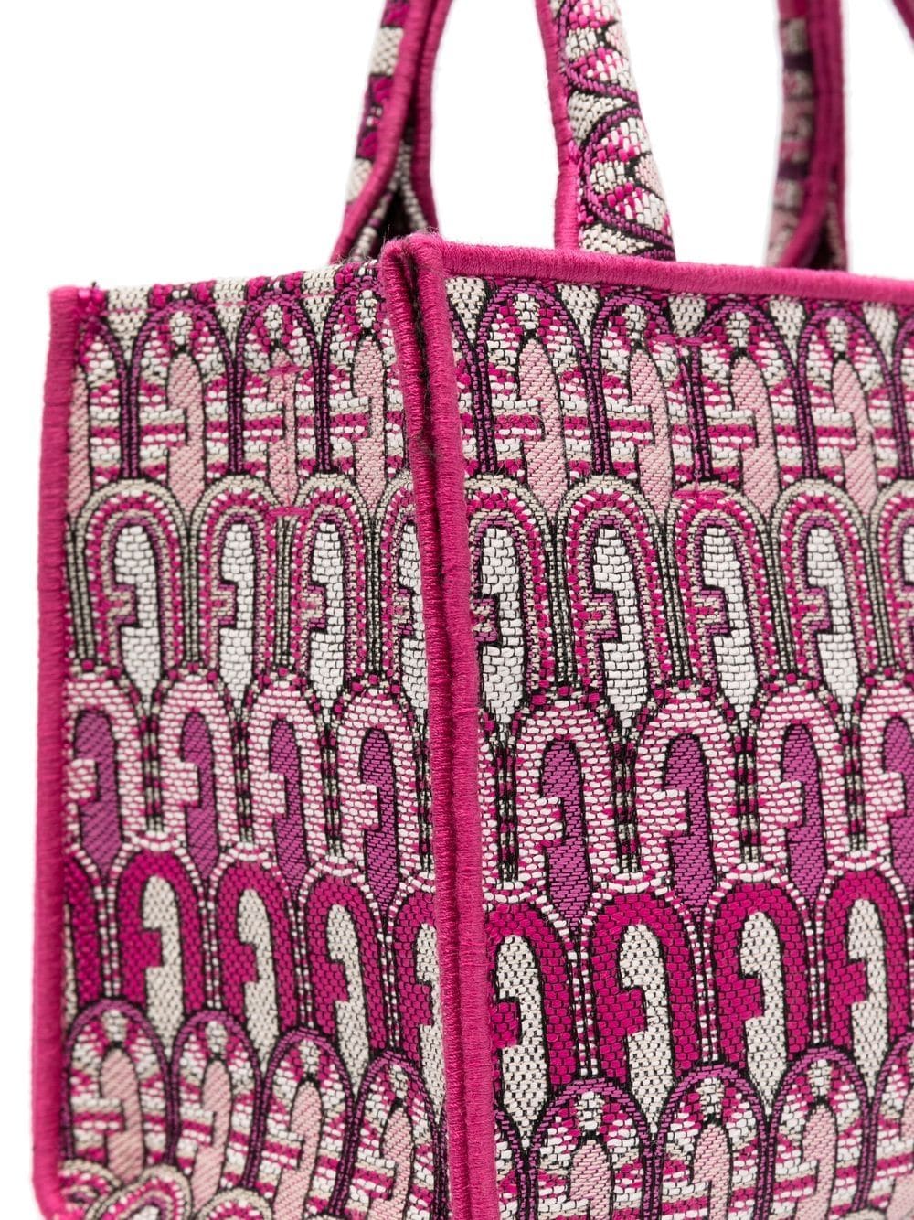 furla tote bag medium pink gold hardware, no dust cover & box