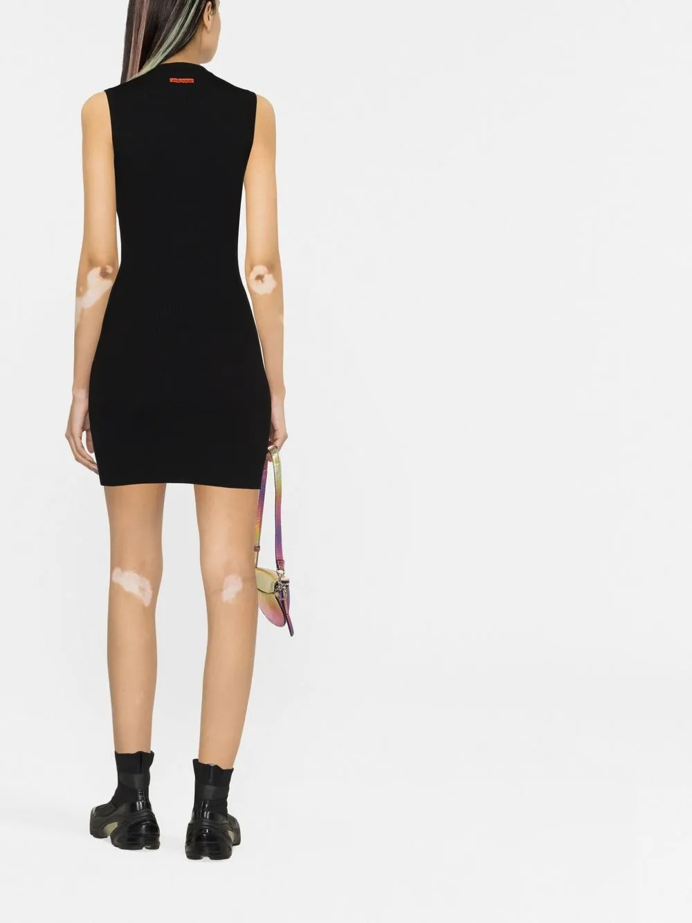 HERON PRESTON СТИЛЬ-MOTIF KNITTED DRESS