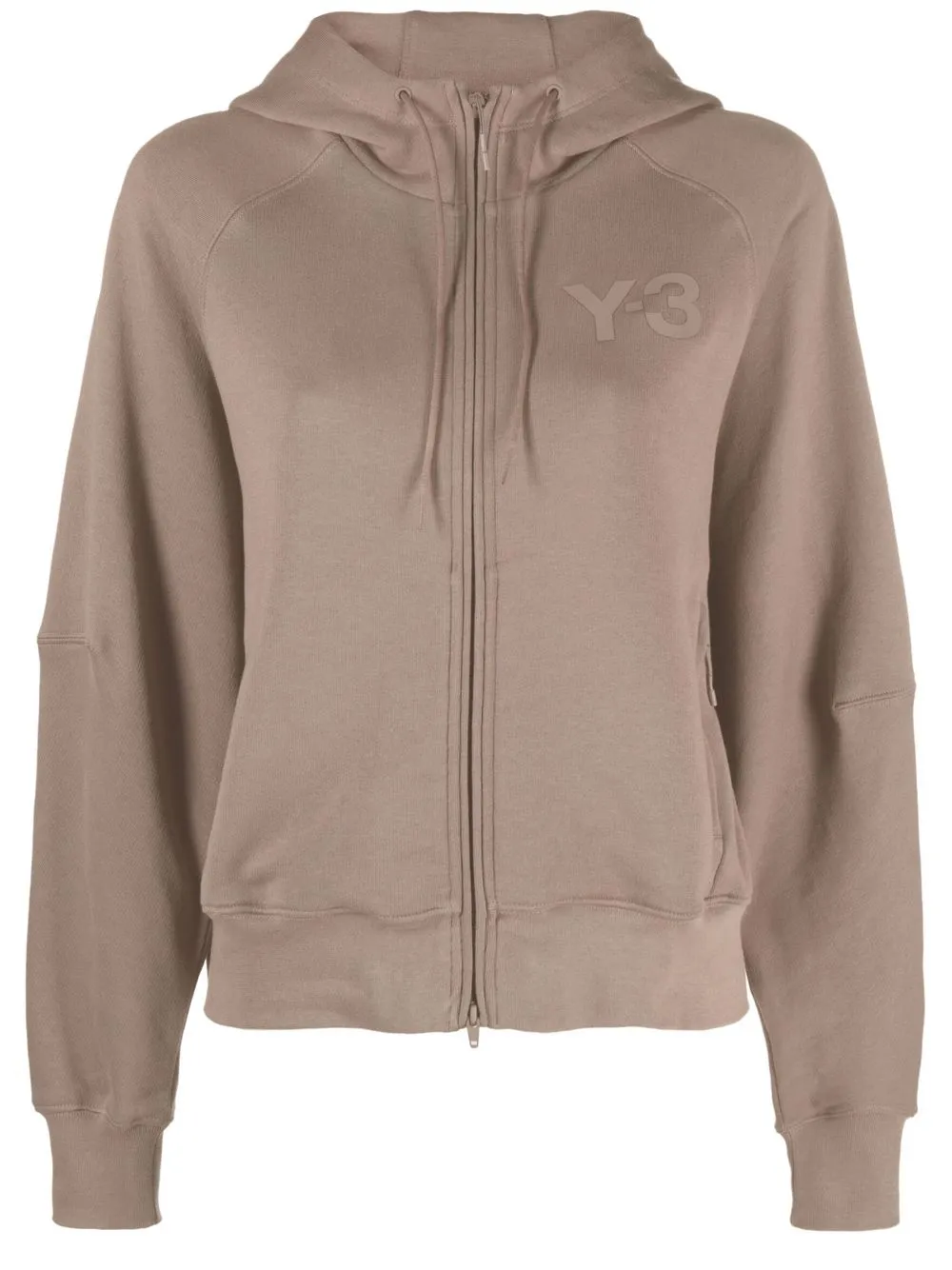 

Y-3 hoodie con logo estampado - Gris