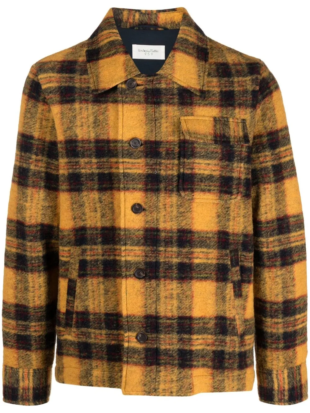 Tintoria Mattei plaid-print Shirt Jacket - Farfetch