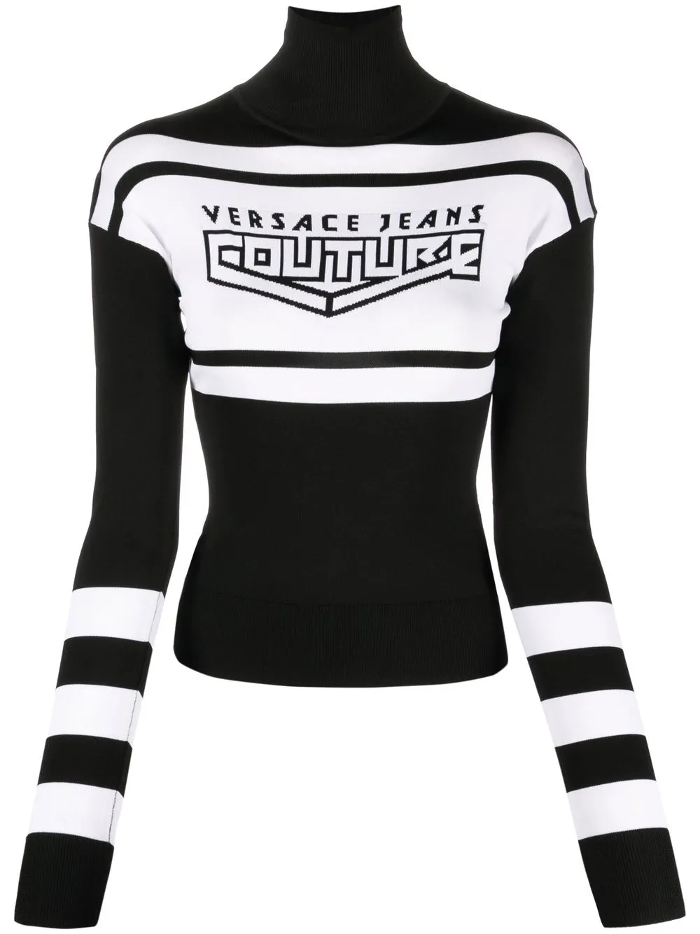 

Versace Jeans Couture Space Couture turtleneck jumper - Black