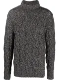 Lardini roll-neck knit jumper - Brown