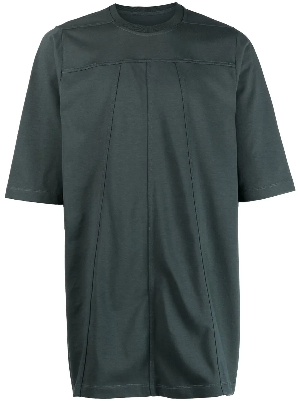 

Rick Owens playera fruncida - Verde