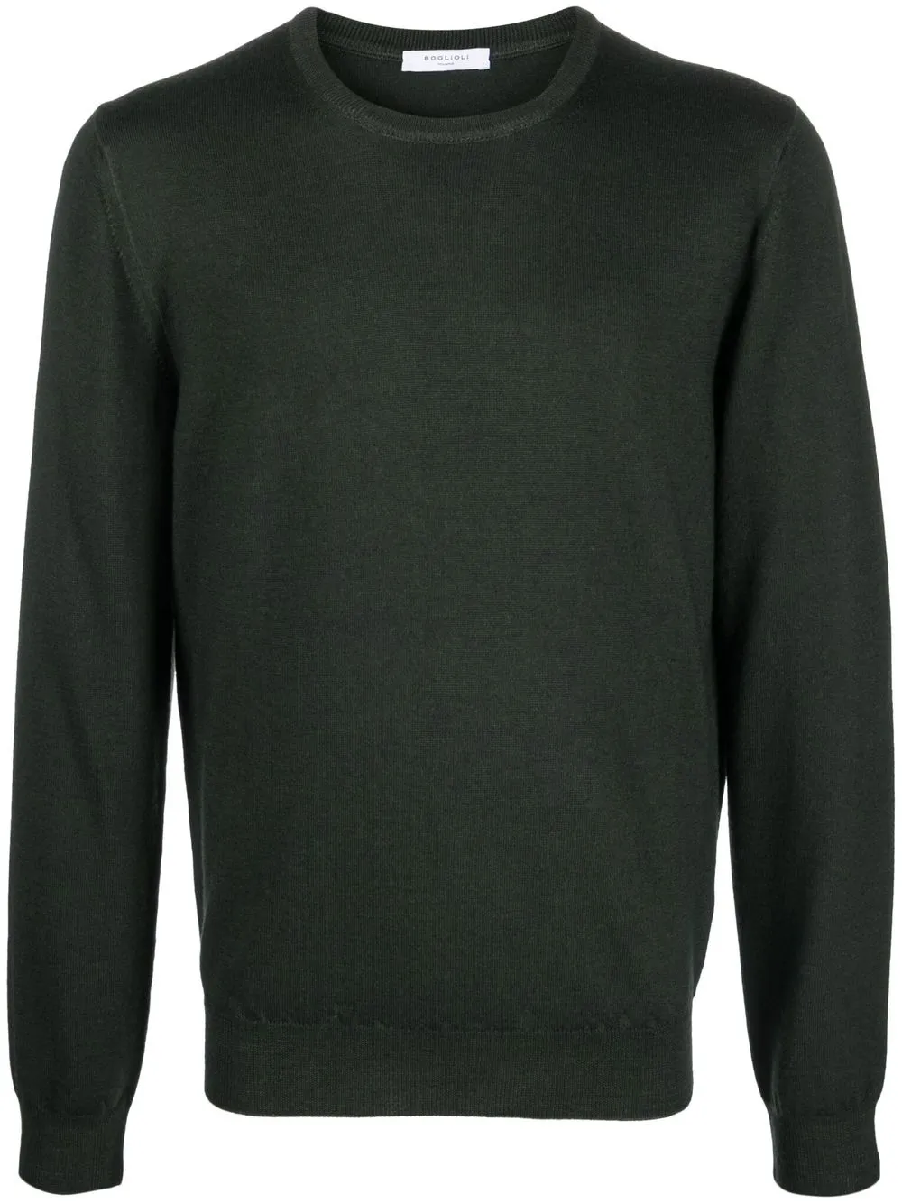 

Boglioli crew-neck virgin wool jumper - Green