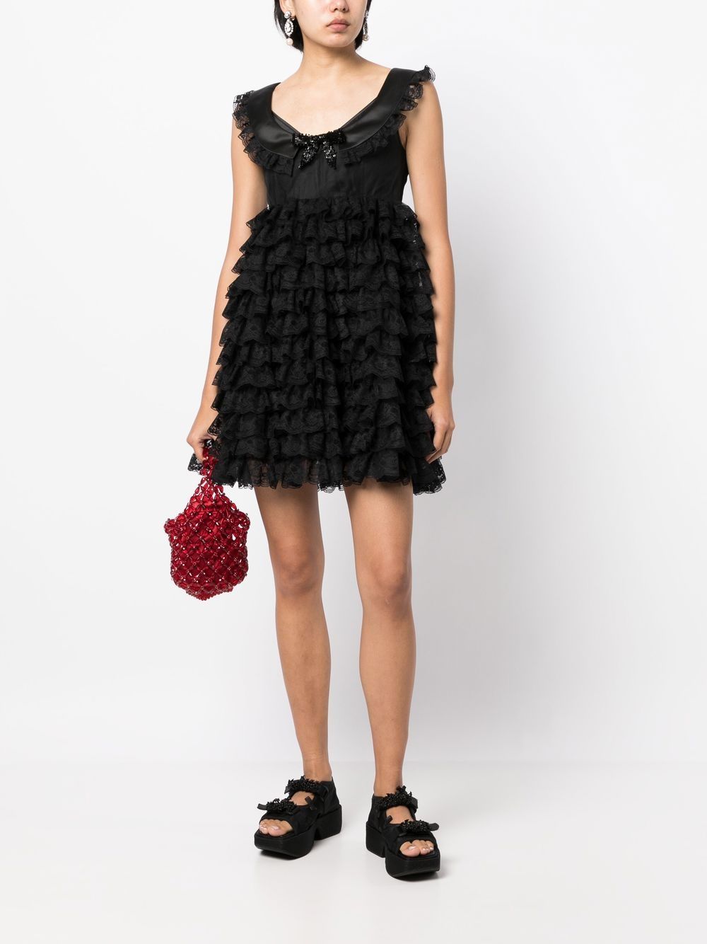 SHUSHU/TONG fully-ruffled Mini Dress - Farfetch