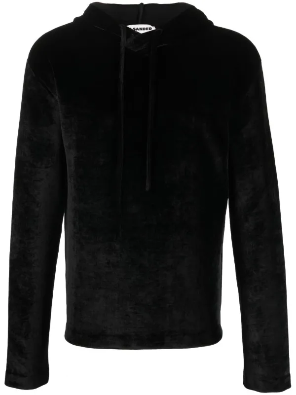 Black velvet 2024 hoodie mens