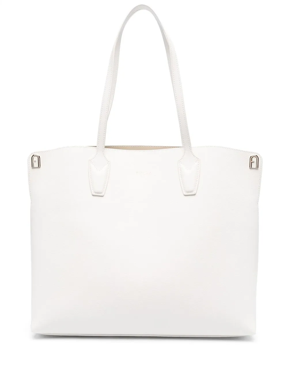 

Furla tote grande con efecto texturizado - Blanco