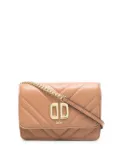 DKNY quilted leather crossbody bag - Brown