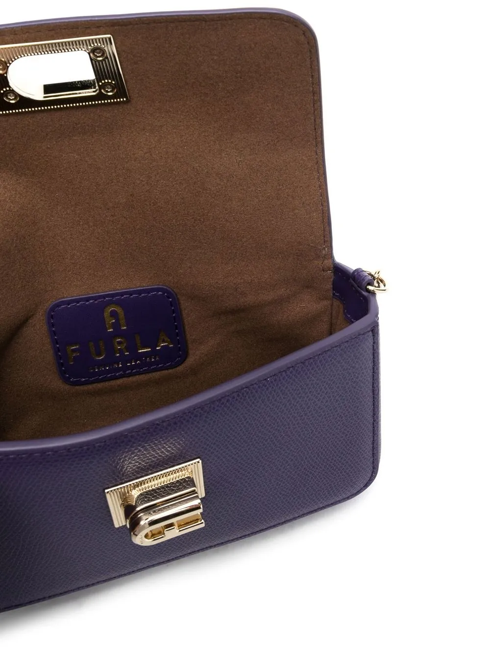 Furla twistlock Leather Crossbody Bag Farfetch