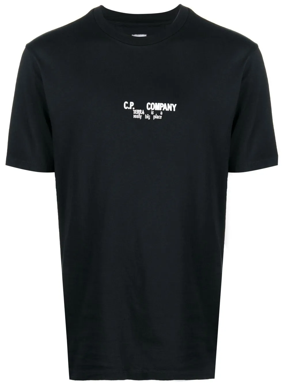 

C.P. Company graphic-print cotton T-shirt - Black