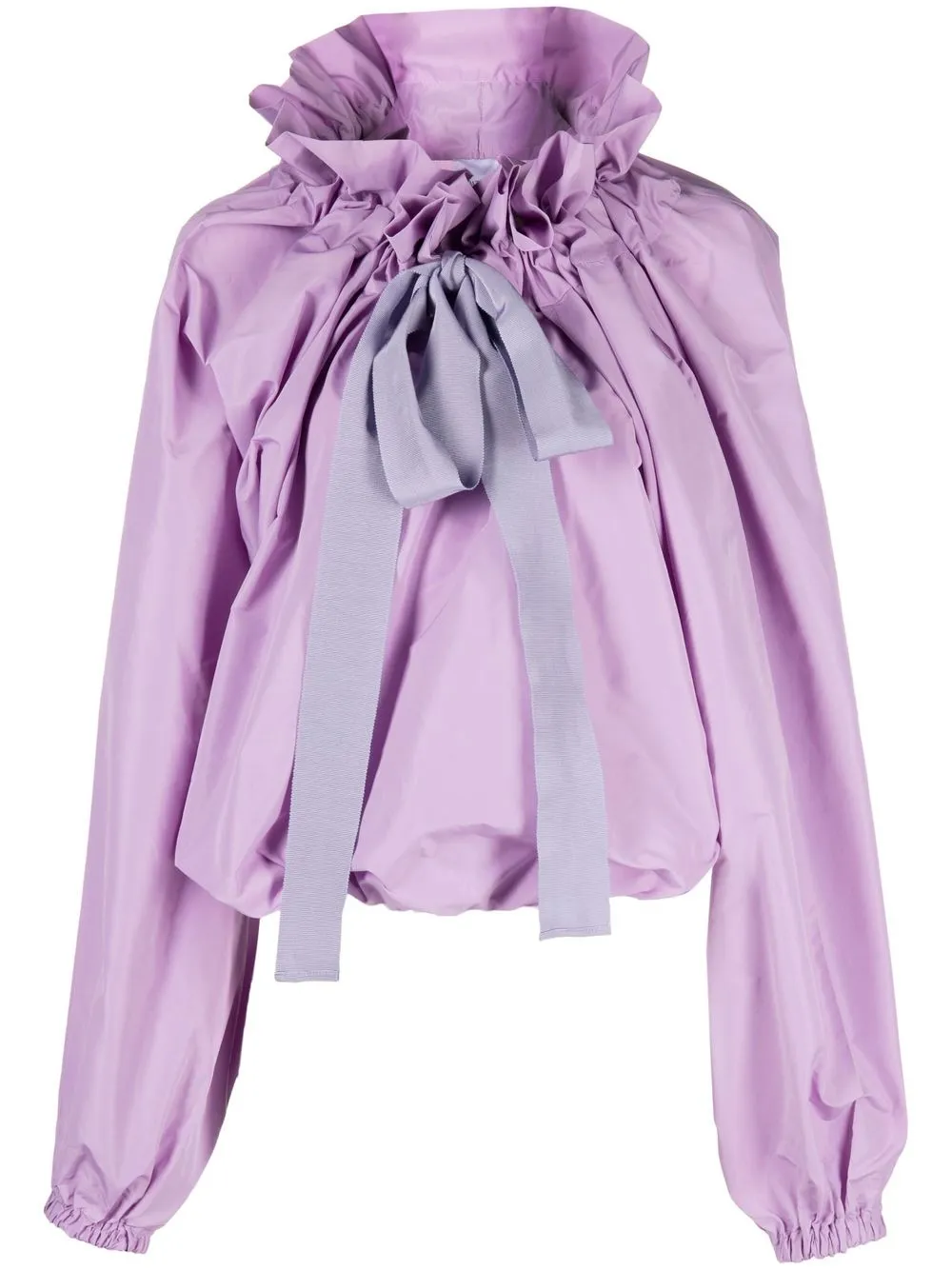 

Patou off-shoulder drawstring top - Purple